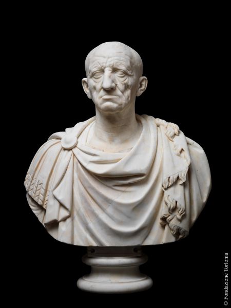 Male Portrait on Modern Bust, Called Old Man of Otricoli