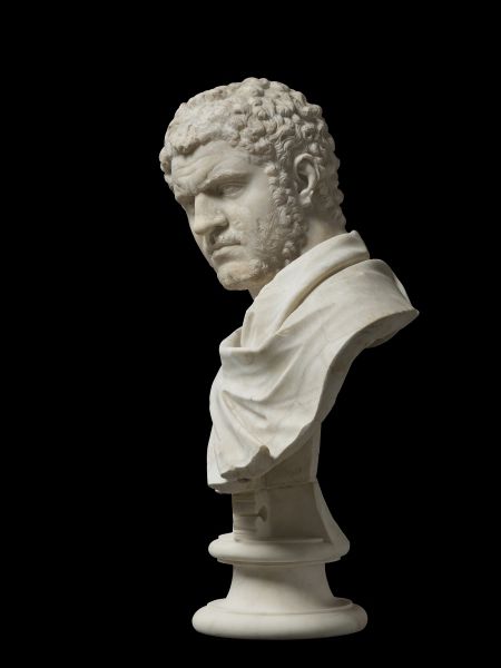 Portrait of Caracalla on an Ancient Unrelated Bust