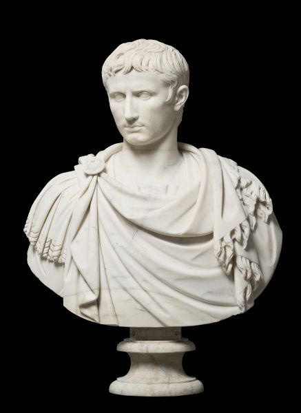 Ritratto di Augusto su busto moderno
