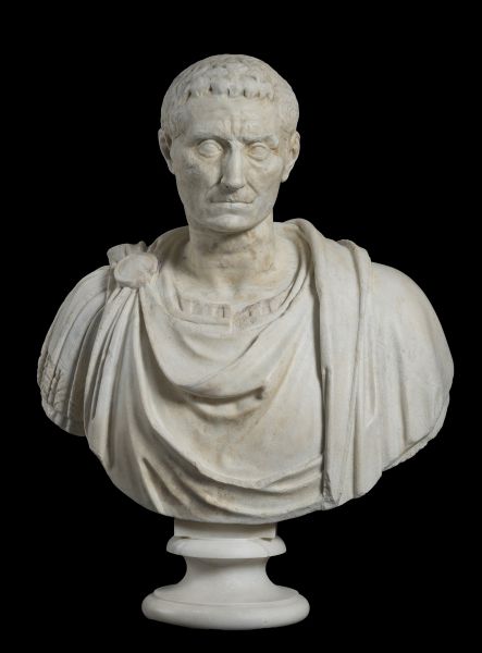 Male Portrait on an Unrelated Ancient Bust, Called Caesar