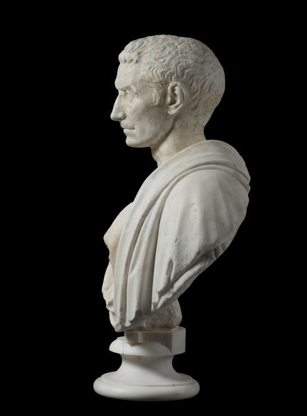 Ritratto maschile su busto antico non pertinente, detto Cesare