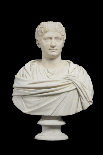 Ritratto di Flavia Domitilla Minore su busto moderno, detta Messalina