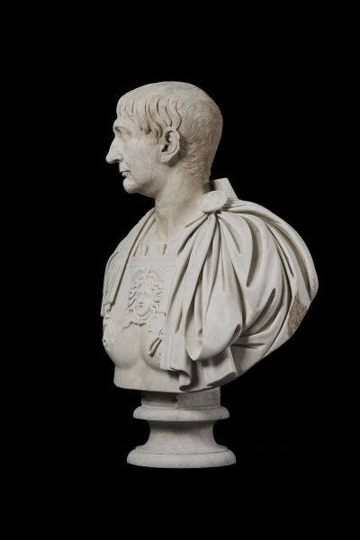 Portrait of Trajan on Modern Bust