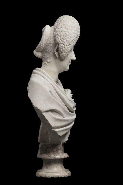  Female Portrait on Modern Bust, Called Julia Titi