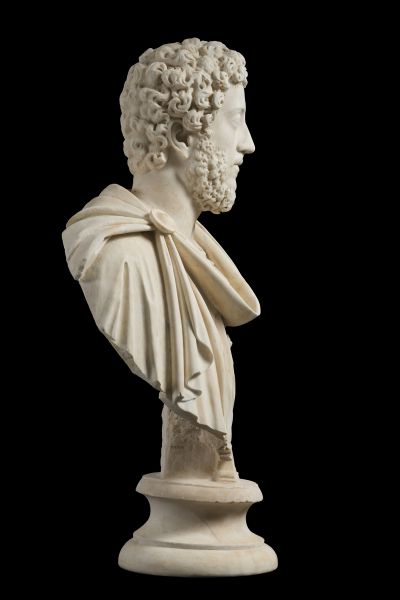 Portrait of Commodus on an Ancient Unrelated Bust 