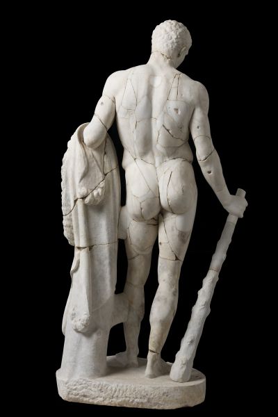 Statue of Hercules with the Lionskin (Leontè) and the Apples of the Hesperides: Pastiche 
